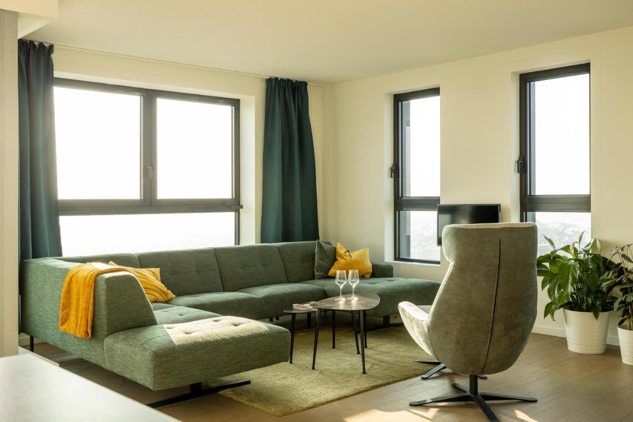 Uniek Appartement - Mooiste En Hoogste Uitzicht Op Antwerpen! - Incl Gratis Parking Exterior foto