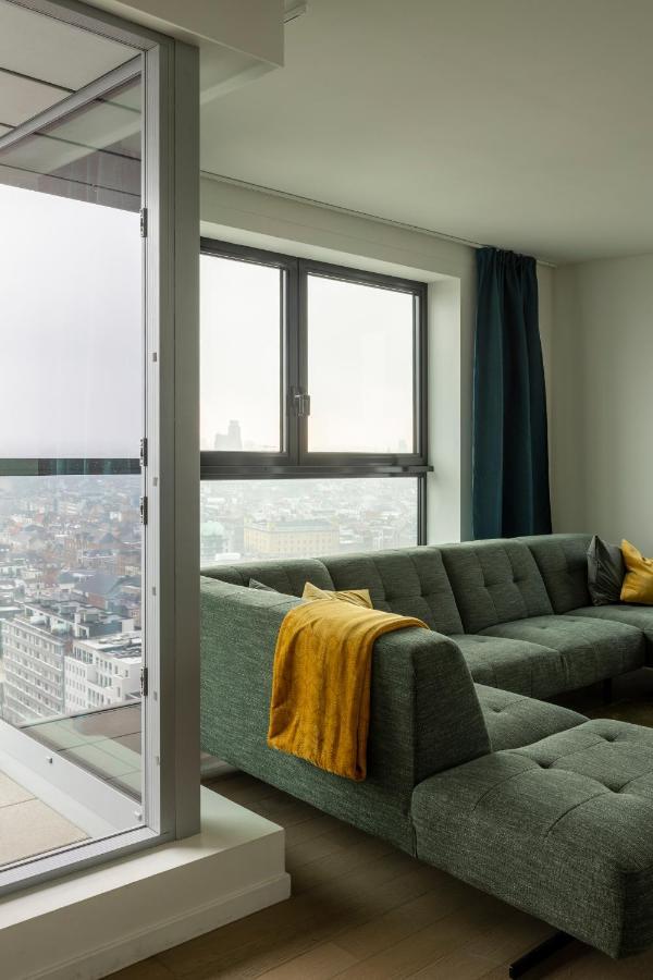Uniek Appartement - Mooiste En Hoogste Uitzicht Op Antwerpen! - Incl Gratis Parking Exterior foto