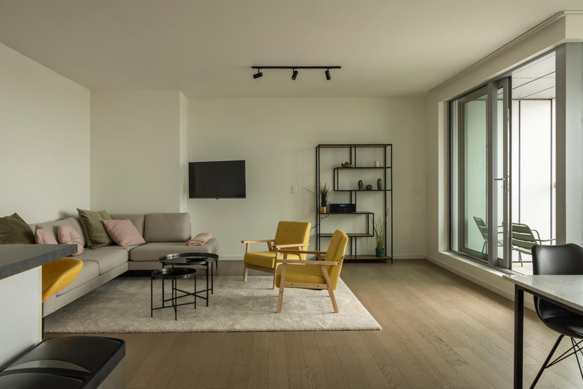 Uniek Appartement - Mooiste En Hoogste Uitzicht Op Antwerpen! - Incl Gratis Parking Exterior foto